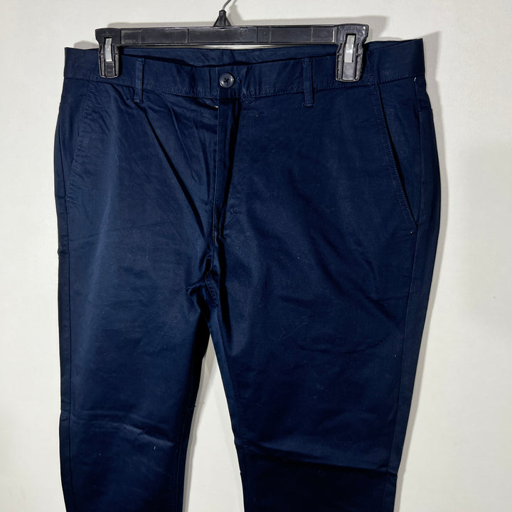 TAROCASH SLIM FIT COTTON CHINO PANT WITH STRETCH  NAVY BLUE COLOUR