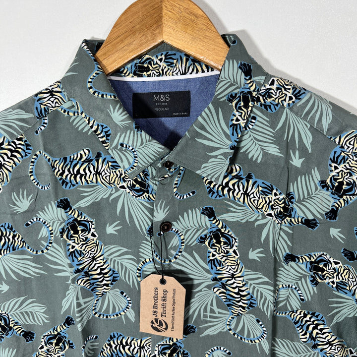 MARKS & SPENCER HALF SLEEVES HAWAI SHIRT