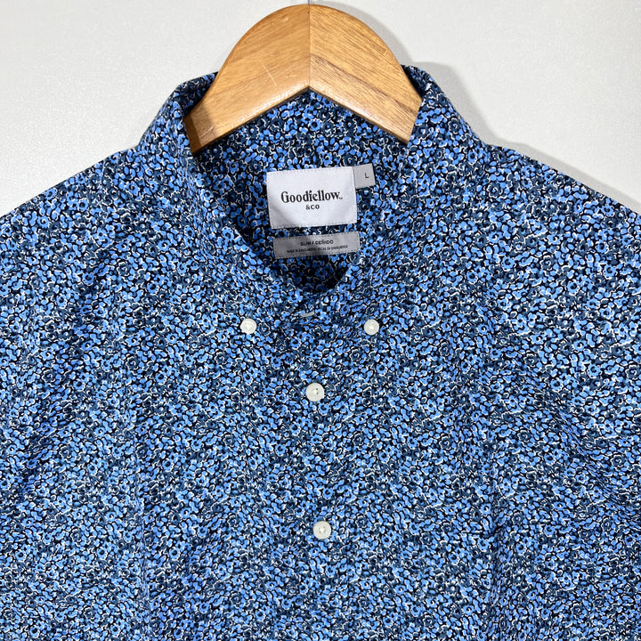 GOOD FELLOW &CO BUTTON DOWN HALF SLEEVES SHIRT