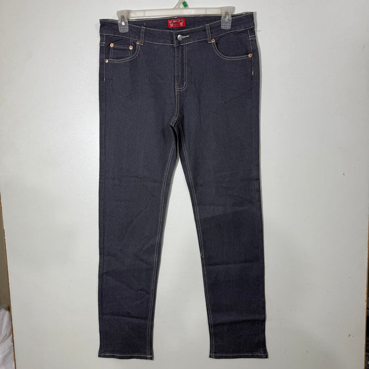 MEMBERS SLIM FIT DENIM PANT GREY COLOUR WITH STRETCH