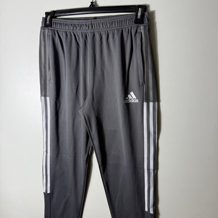 ADIDAS AEROREADY SPORT TROUSER WITH SIDE ZIP POCKETS GREY COLOUR