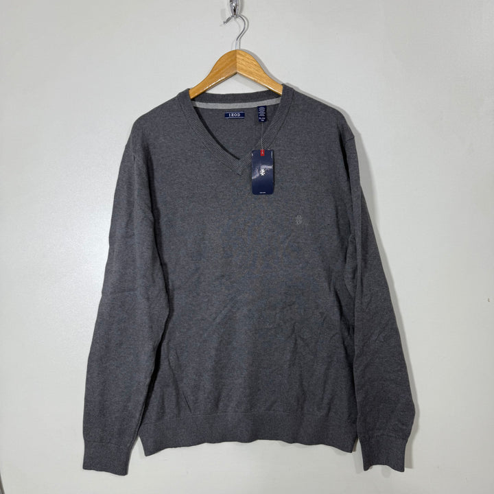 IZOD V NECK COTTON SWEATER BRAND NEW