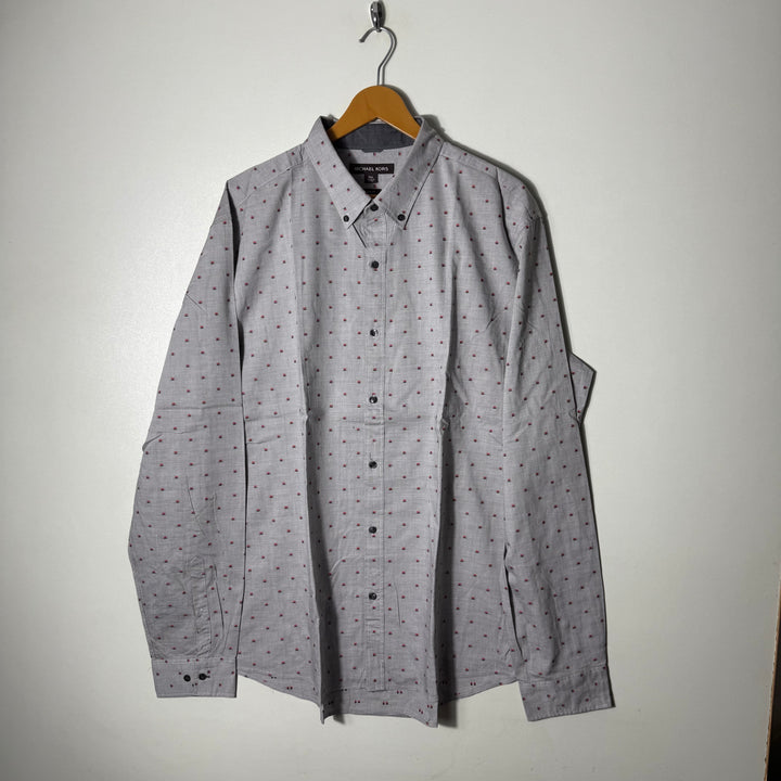 MICHAEL KORS SLIM FIT CASUAL COTTON SHIRT