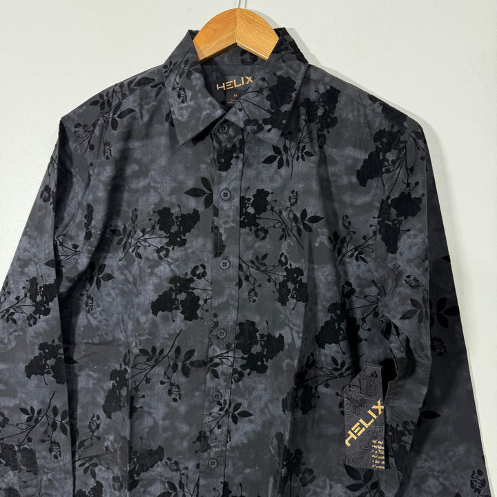 HELIX PRINTED  VELVET SHIRT BRAND NEW