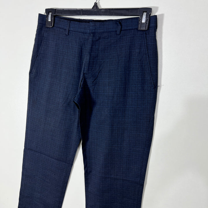 BURTON MENSWEAR LONDON SKINNY FIT CHECKERED DRESS PANT WITH STRETCH
