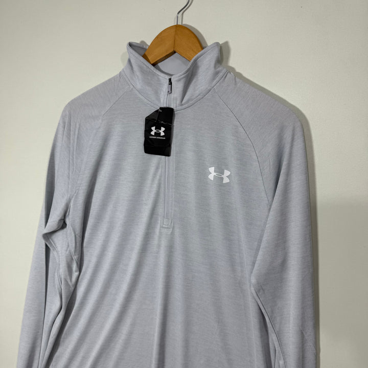 UNDER ARMOUR HALF ZIP SPORT PULLOVER BRAND NEW GREY COLOUR