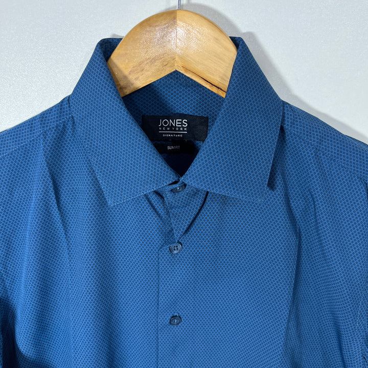 JONES NEW YORK SLIM FIT SEMI FORMAL SHIRT