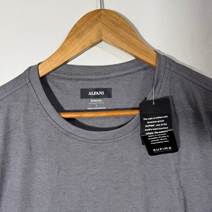 ALFANI COTTON TSHIRT BRAND NEW WITH STRETCH GREY COLOUR
