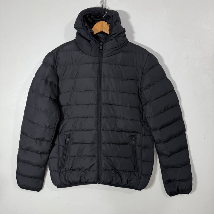 FLUID PUFFER JACKET WITH HOOD