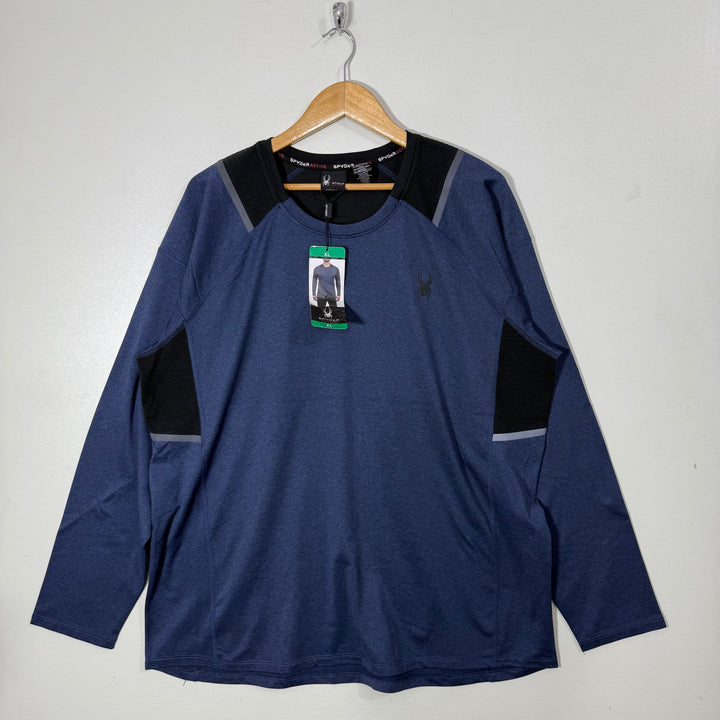 SPYDER LONG SLEEVES SPORT TSHIRT BRAND NEW BRAND NEW BLUE COLOUR