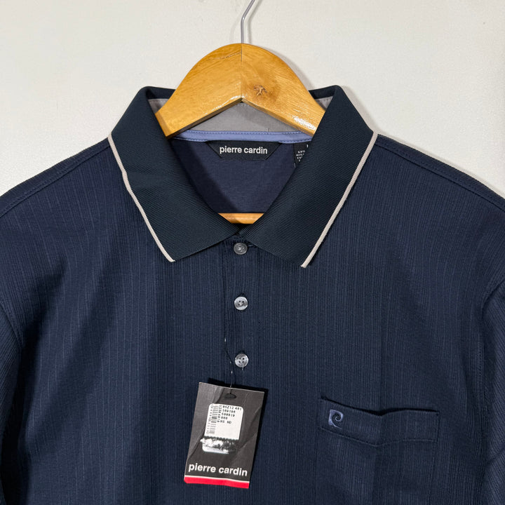 PIERRE CARDIN COTTON POLO TSHIRT BRAND NEW BLUE COLOUR