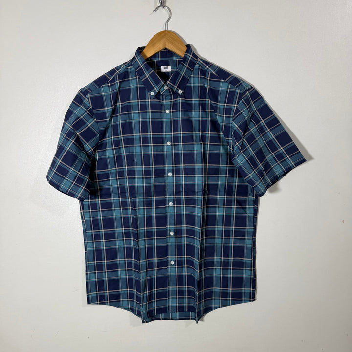 UNIQLO BUTTON DOWN HALF SLEEVES COTTON SHIRT