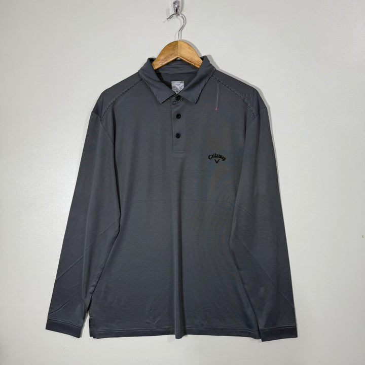 CALLAWAY OPTI DRI LONG SLEEVES SPORT POLO TSHIRT