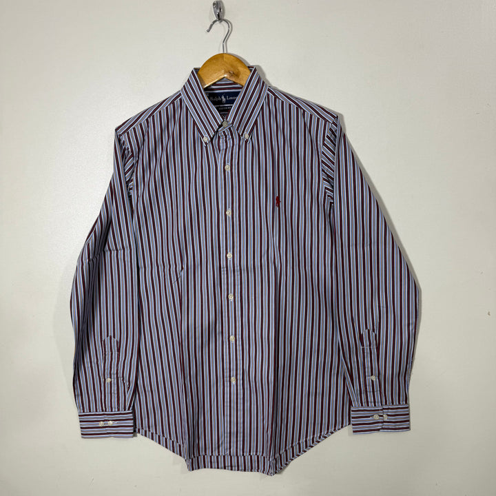 RALPH LAUREN POLO CUSTOM FIT BUTTON DOWN COTTON SHIRT