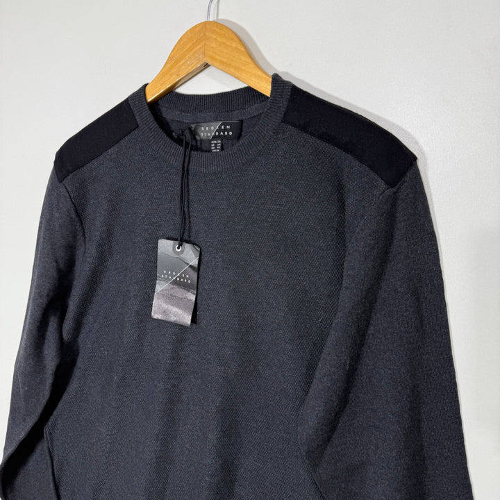 BROKEN STANDARD SWEATER BRAND NEW GREY COLOUR