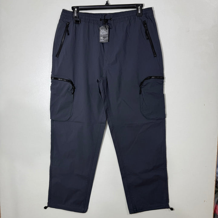 DENIM & CO LOOSE FIT PARACHUTE TECH CARGO TROUSER BRAND NEW WITH STRETCH GREY COLOUR