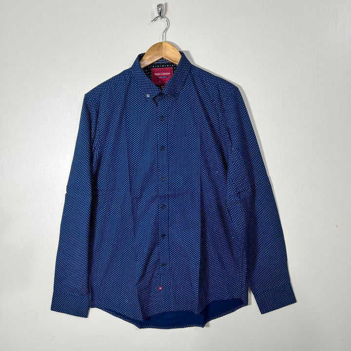 REPORT COLLECTION BUTTON DOWN CASUAL COTTON SHIRT