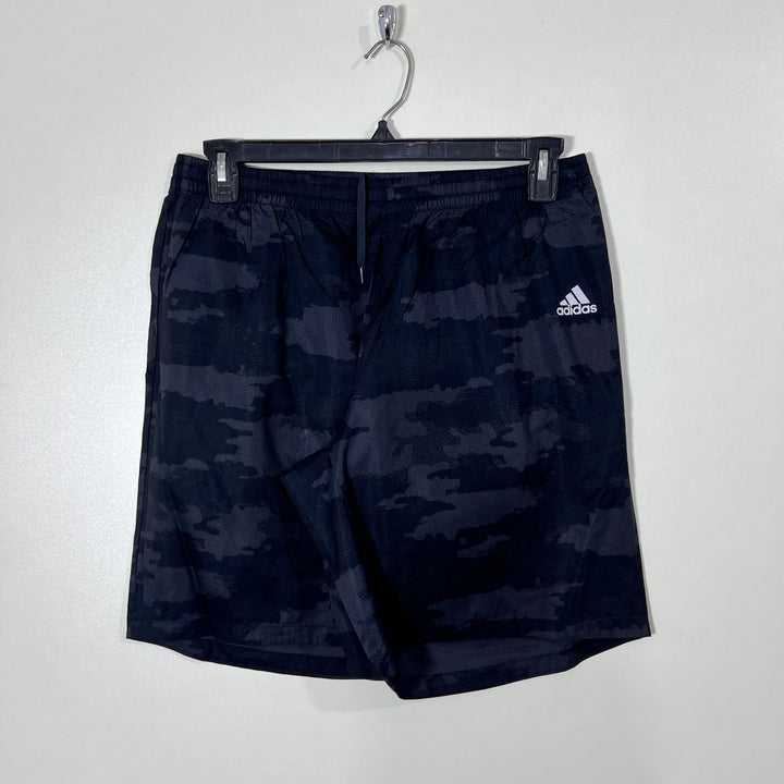 ADIDAS L9 CAMOUFLAGE ENERGY RUNNING SHORT WITHOUT POCKETS