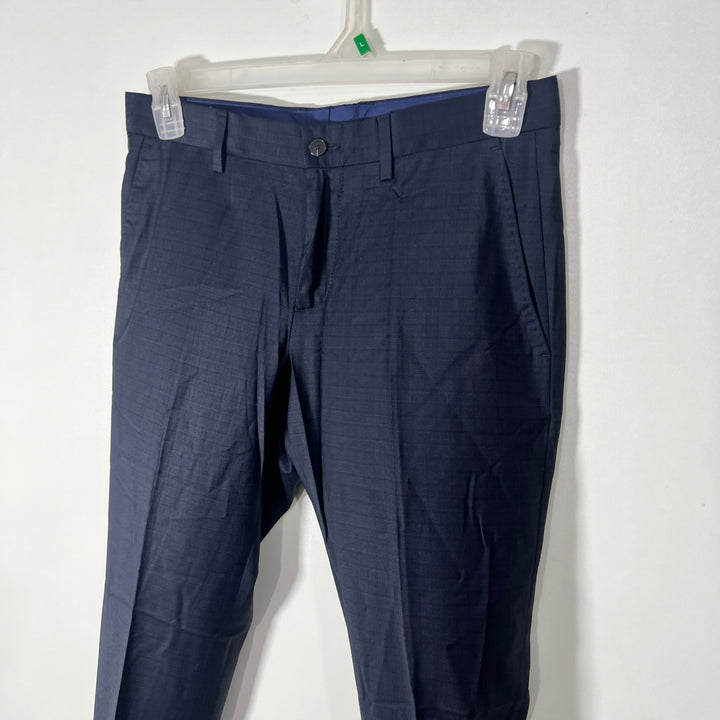 ZARA MAN SLIM FIT TEXTURED DRESS PANT WITH STRETCH