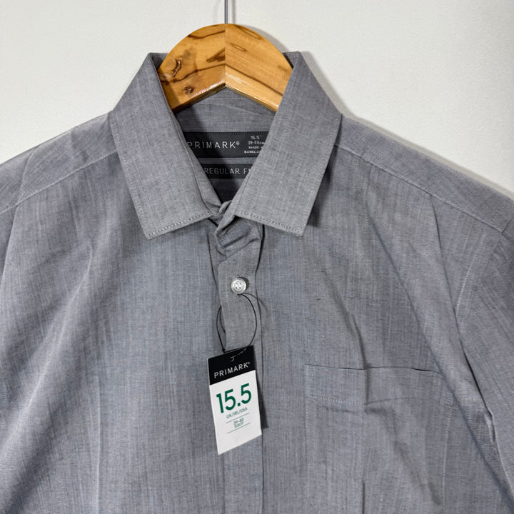 PRIMARK REGULAR FIT COTTON SHIRT BRAND NEW GREY COLOUR