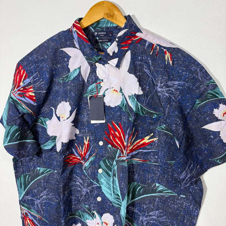 CREMIEUX HALF SLEEVES COTTON SHIRT BRAND NEW
