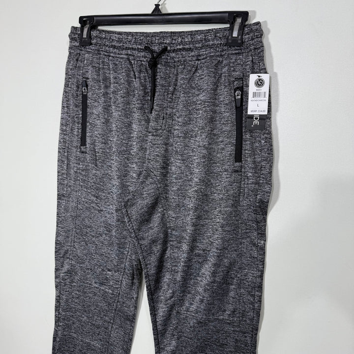 BURNSIDE SPORT TROUSER BRAND NEW INNER FLEECE GREY COLOUR WITH SIDE ZIP POCKETS
