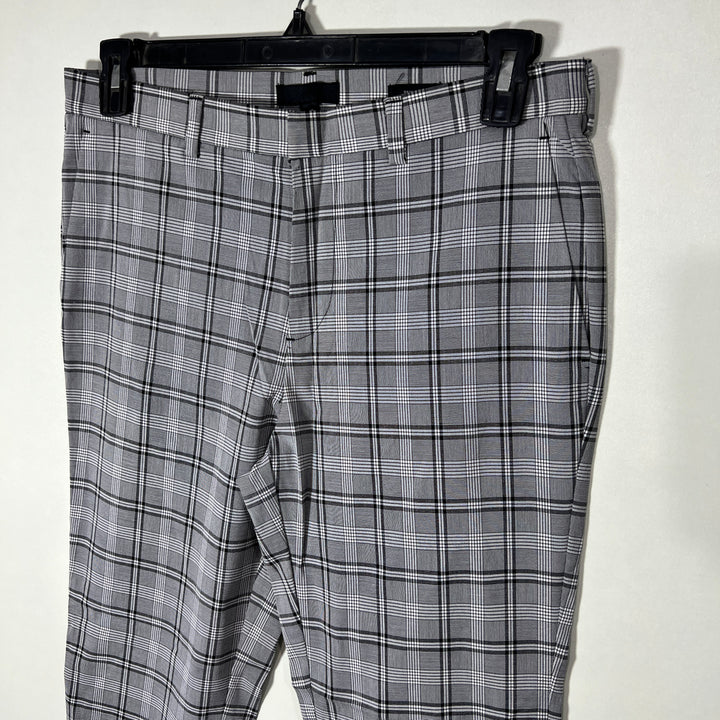 H&M SKINNY FIT CHECKERED DRESS PANT