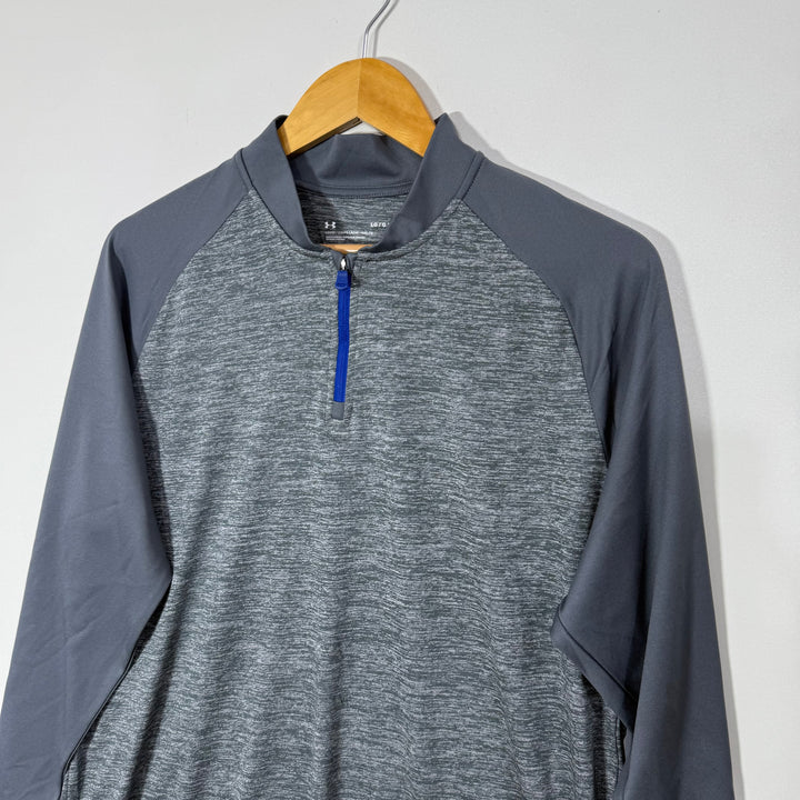 UNDER ARMOUR HALF ZIP SPORT PULLOVER GREY COLOUR