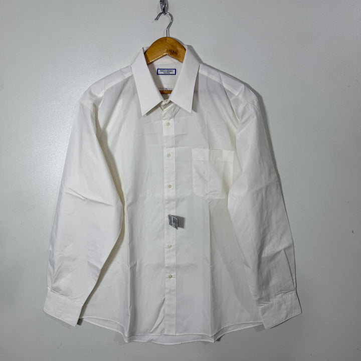 YVES SAINT LAURENT VINTAGE FORMAL SHIRT BRAND NEW WHITE COLOUR