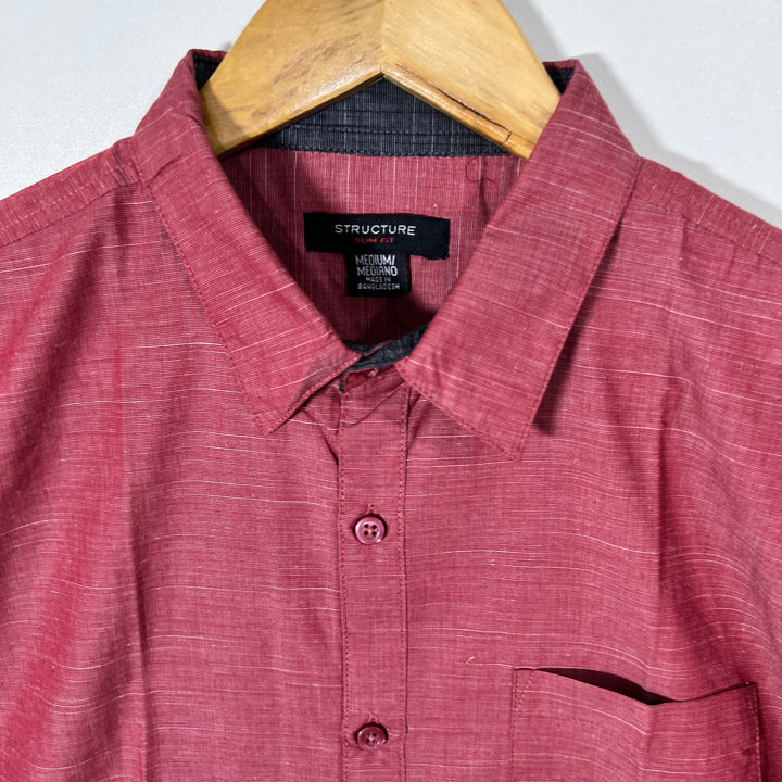 STRUCTURE CASUAL COTTON SHIRT