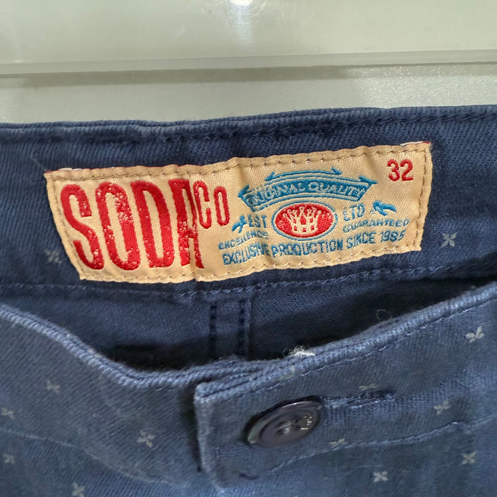 SODA CO DENIM SHORT WITH STRETCH