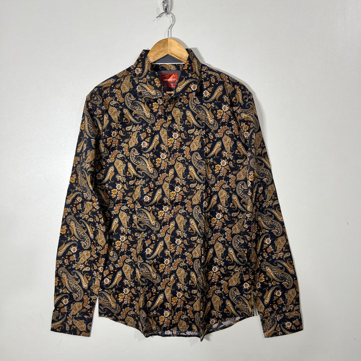 CONSEQUENCE SLIM FIT CASUAL COTTON SHIRT WITH STRETCH