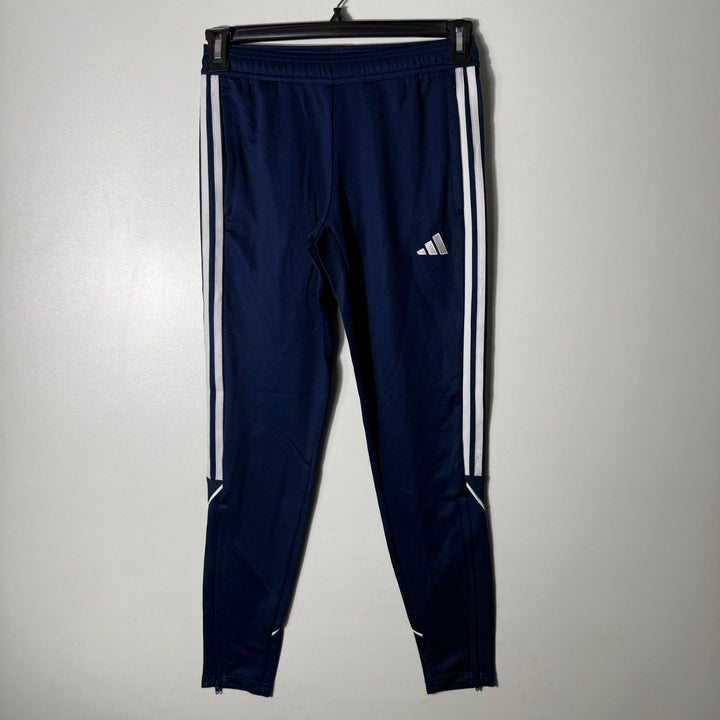 ADIDAS AEROREADY SPORT TROUSER WITH SIDE ZIP POCKETS BLUE COLOUR