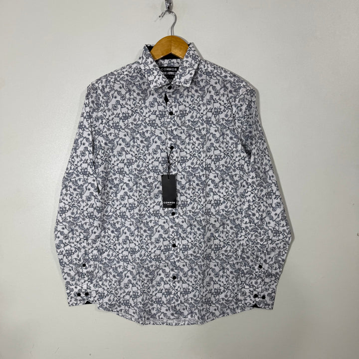 CONNOR SLIM FIT PRINTED COTTON SHIRT BRAND NEW