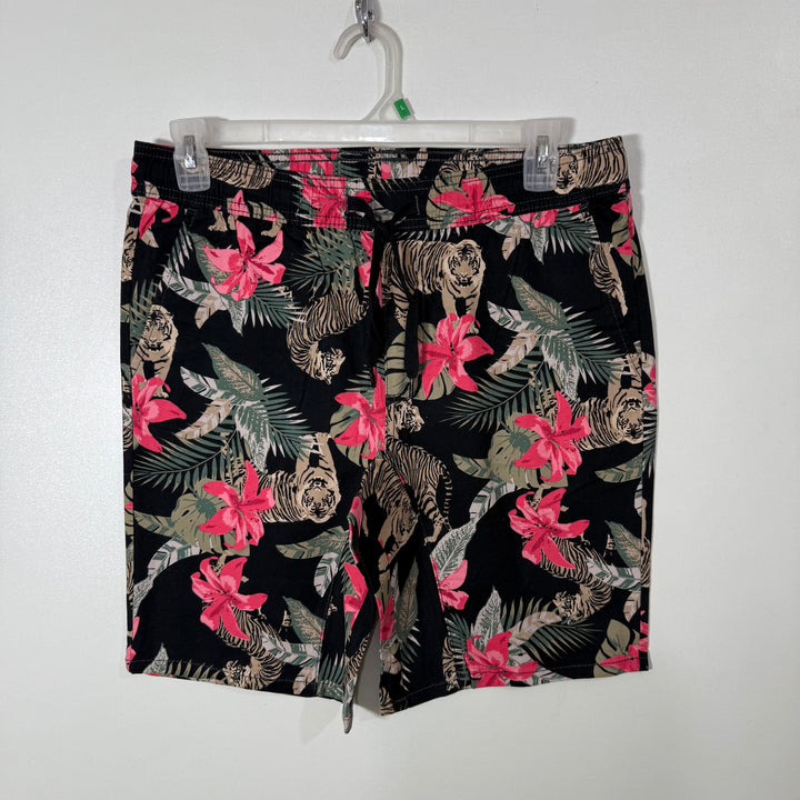 GEORGE PRINTED COTTON SHORT