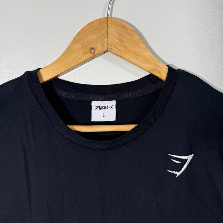 GYMSHARK COTTON TSHIRT BLACK COLOUR