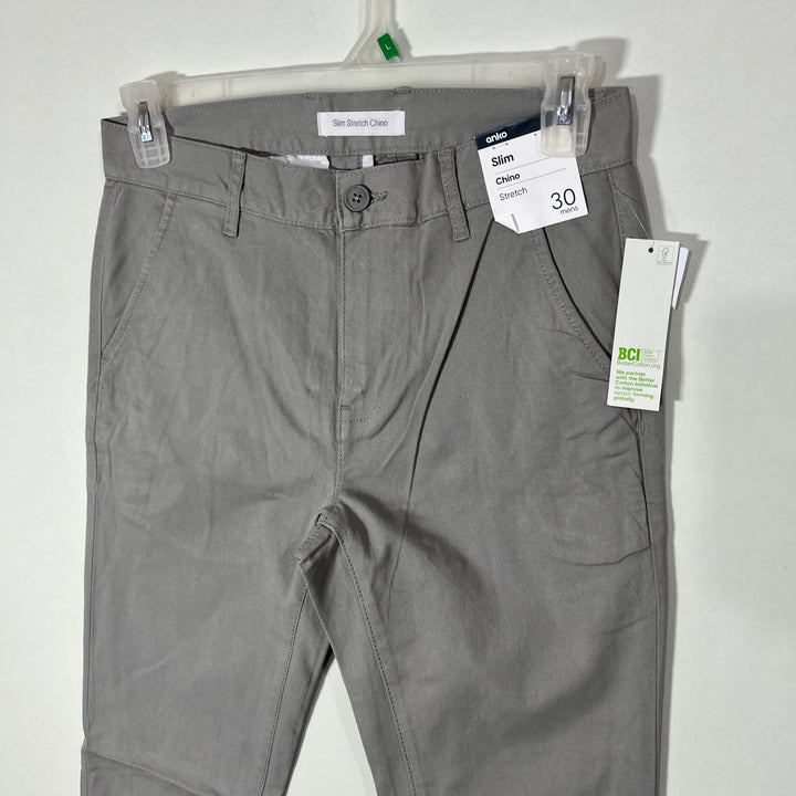 ANKO SLIM FIT COTTON CHINO PANT BRAND NEW WITH STRETCH