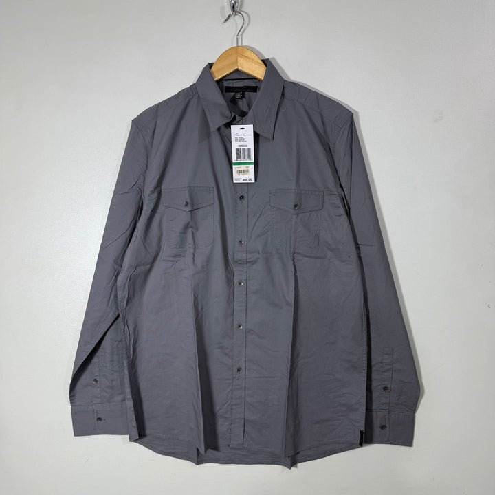 KENNETH COLE DOUBLE POCKETS SHIRT BRAND NEW GREY COLOUR