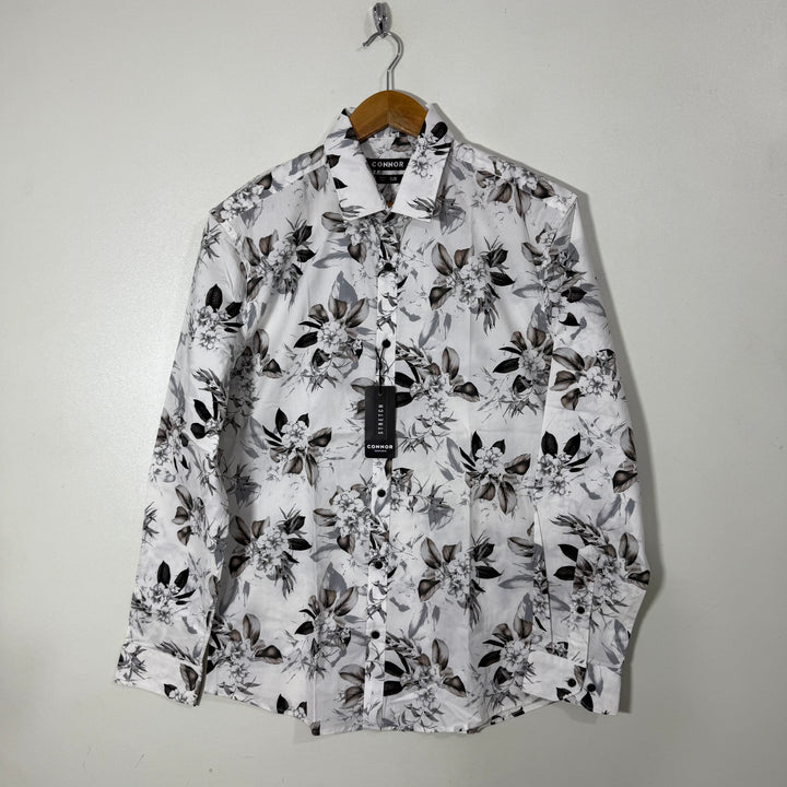 CONNOR PRINTED COTTON SHIRT BRAND NEW WITH STRETCH