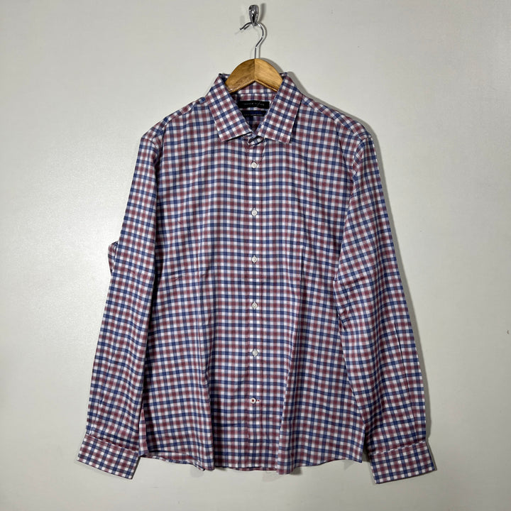 TOMMY HILFIGER SLIM FIT CHECKERED SHIRT