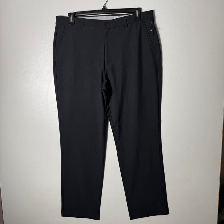 GREG NORMAN STRAIGHT FIT PERFORMANCE PANT WITH STRETCH BLACK COLOUR