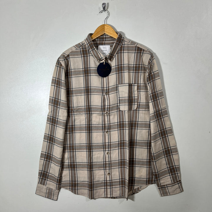 COTTON ON SLIM FIT BUTTON DOWN CASUAL SHIRT BRAND NEW