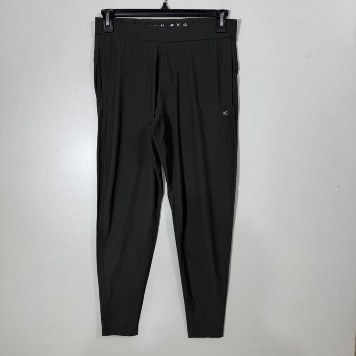 KENNETH COLE LIGHTWEIGHT 4 WAY STRETCH WATER REPELLENT HYBRID PARACHUTE SPORT TROUSER GREEN COLOUR