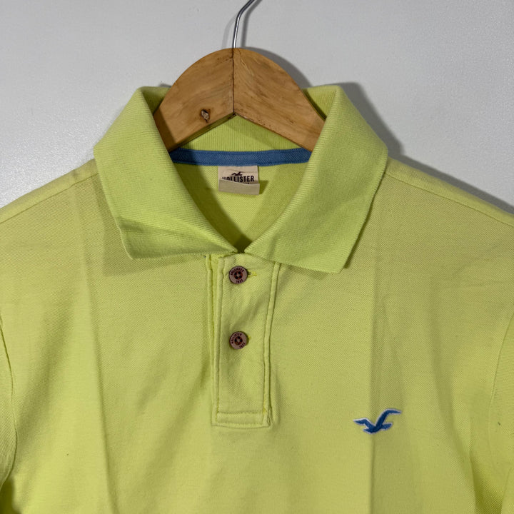 HOLLISTER COTTON POLO TSHIRT