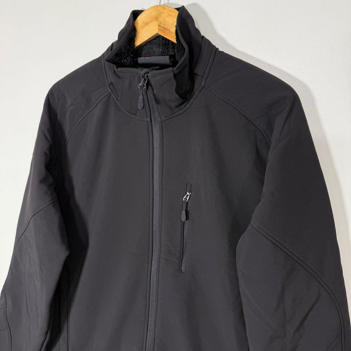 KIRKLAND SIGNATURE SOFT SHELL WINDBREAKER JACKET INNER SHERPA LINNED