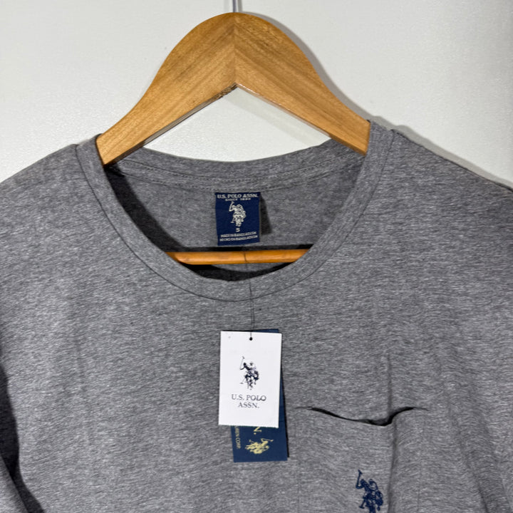US POLO ASSN COTTON TSHIRT BRAND NEW GREY COLOUR