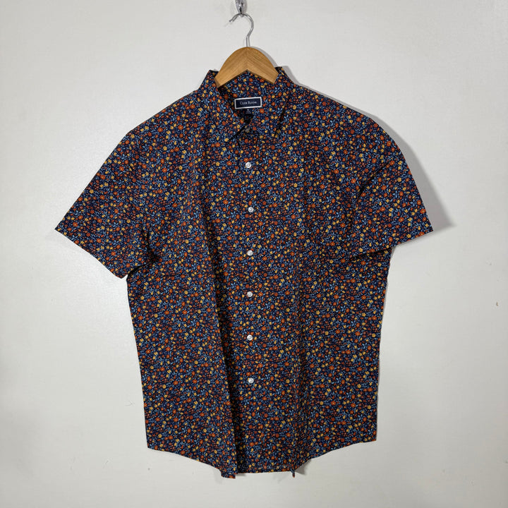 CLUB ROOM BUTTON DOWN HALF SLEEVES SHIRT