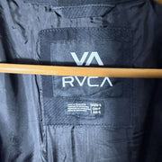 RVCA CHECKERED COTTON JACKET INNER POLYESTER SHERPA LINNED COLLAR BRAND NEW
