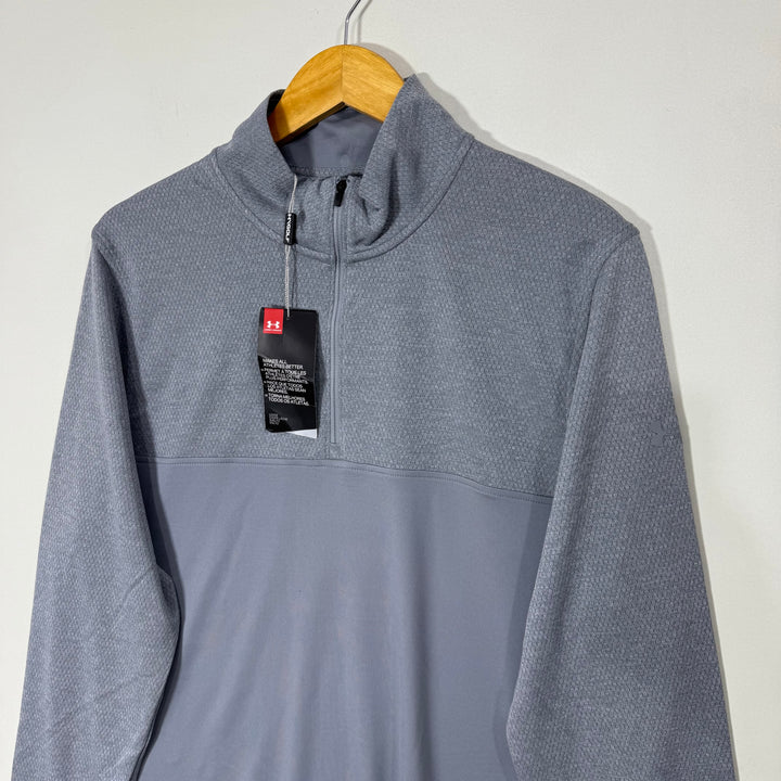UNDER ARMOUR HALF ZIP PULLOVER BRAND NEW GREY COLOUR