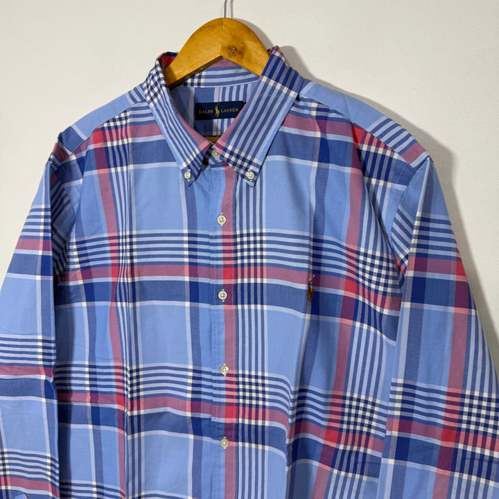 RALPH LAUREN POLO BUTTON DOWN CASUAL OXFORD COTTON SHIRT